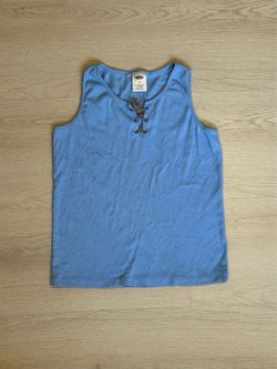 Old Navy Blue Lace Up Tank
