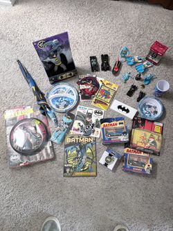 Batman Collectibles Lot – Figures, Toys, Accessories
