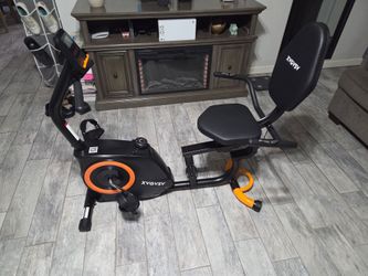Recumbent Bike, Sitting Exercise Bike, Magnetic Resistance