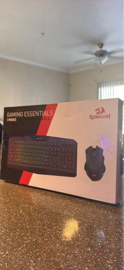 🎮 Redragon Gaming Essentials Keyboard & Mouse Bundle | 3-Mode Connection | RGB