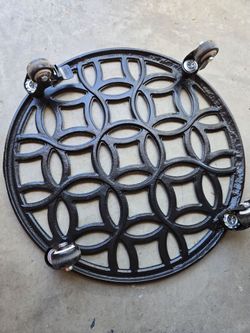 Plant flat dolly 17in with locking wheels