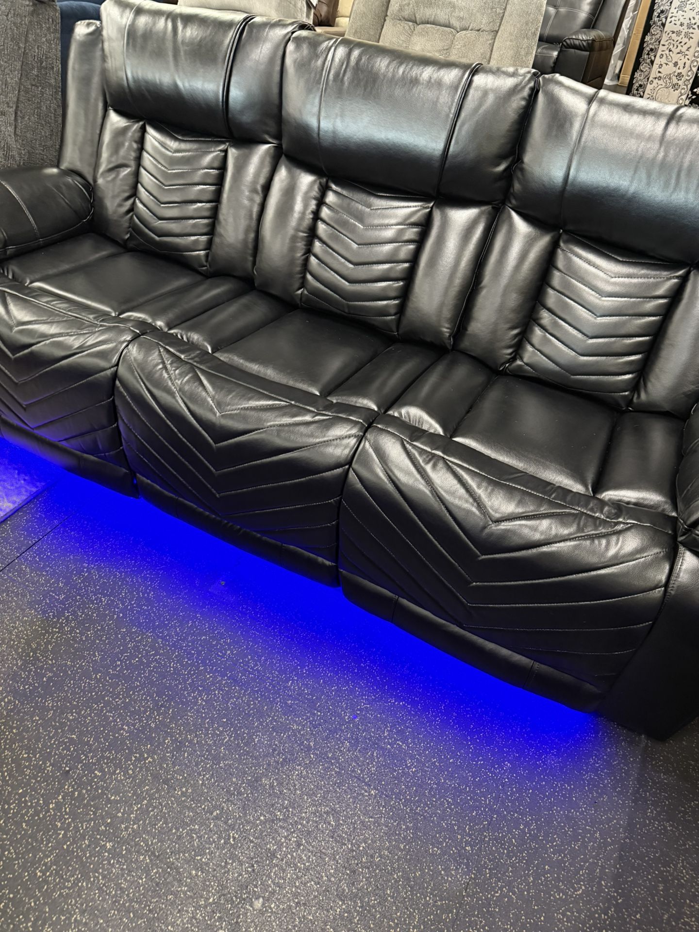 Power Reclining Sofa & Power Reclining Love Seat On Sale