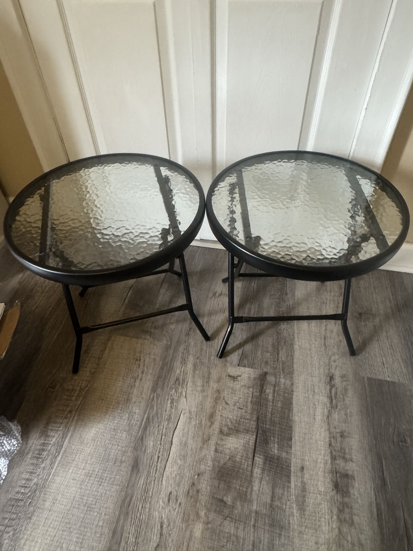 2 Outside Side Tables
