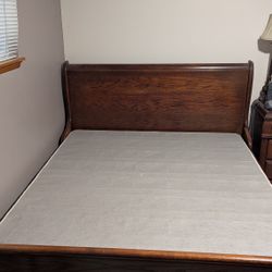 3Pc Cherry Oak Bedroom Set