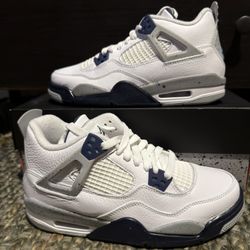 Nike Jordan Retro 4 Gs Midnight Navy Size 5.5y