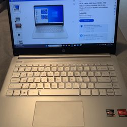 HP fq1025nr laptop 16gb ram 256gb ssd ryzen 5 5500u