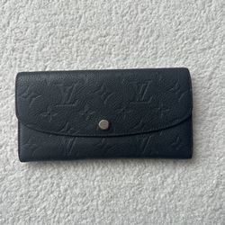 Louis Vuitton Emilie Wallet Black Monogram Empreinte