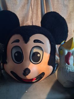 Vintage mickey mouse fiber glass walk around mascot