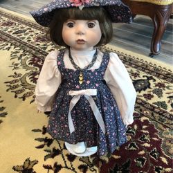 Porcelain Doll With Stand