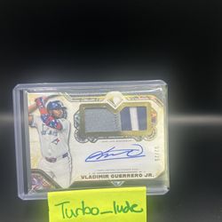 2025 Topps Diamond Icons - Autographed Jumbo Patches Vladimir Guerrero Jr