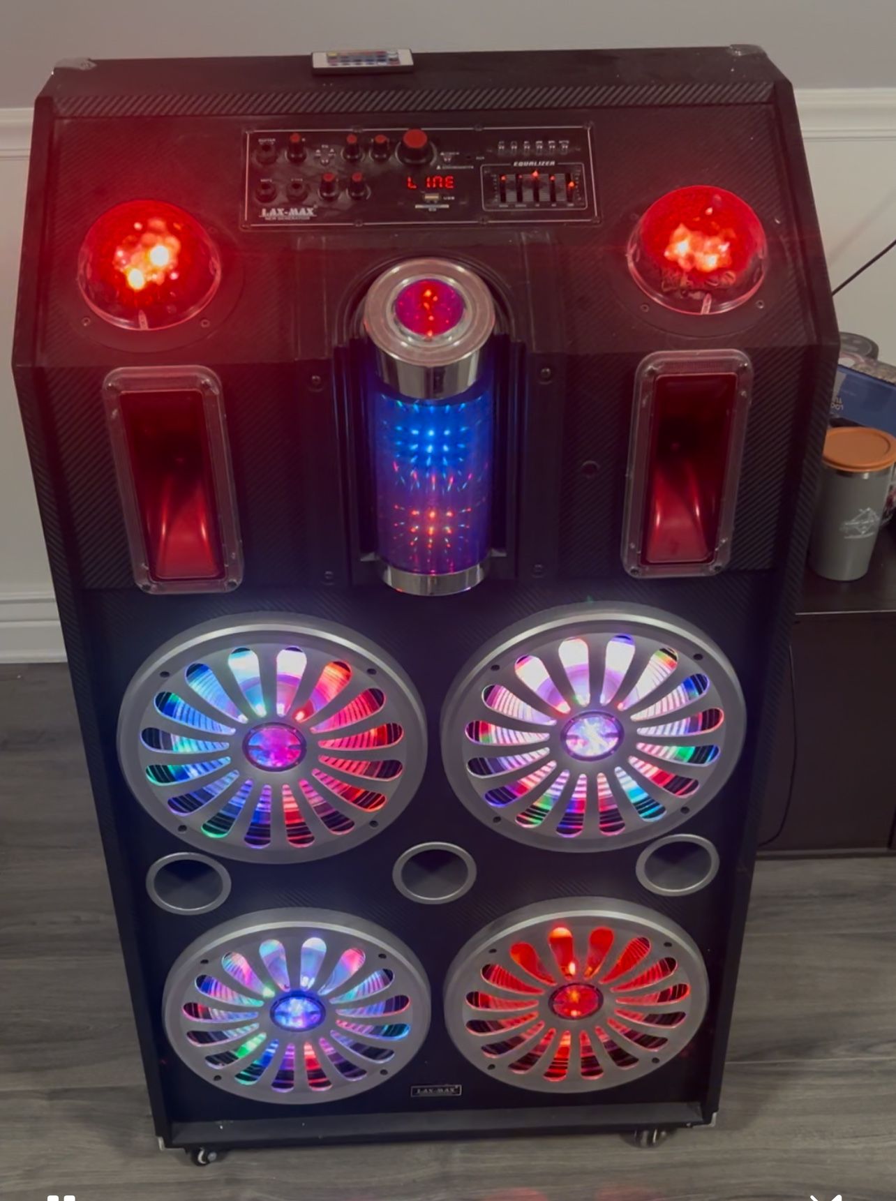 Large 4 Speaker Karaoke With Bluetooth
