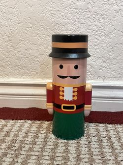 Nutcracker Decorative Tin