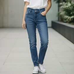 NEW DKNY  Girls Jeans size 14 stretch  denim reg rise fitted style NWT