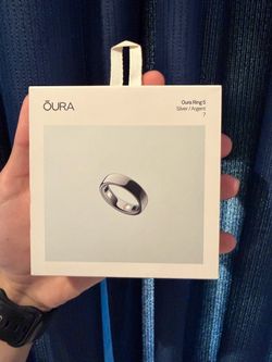 Oura Ring 5 Silver Size 7