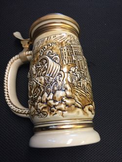 1987 golden rush stein made in Brazil
