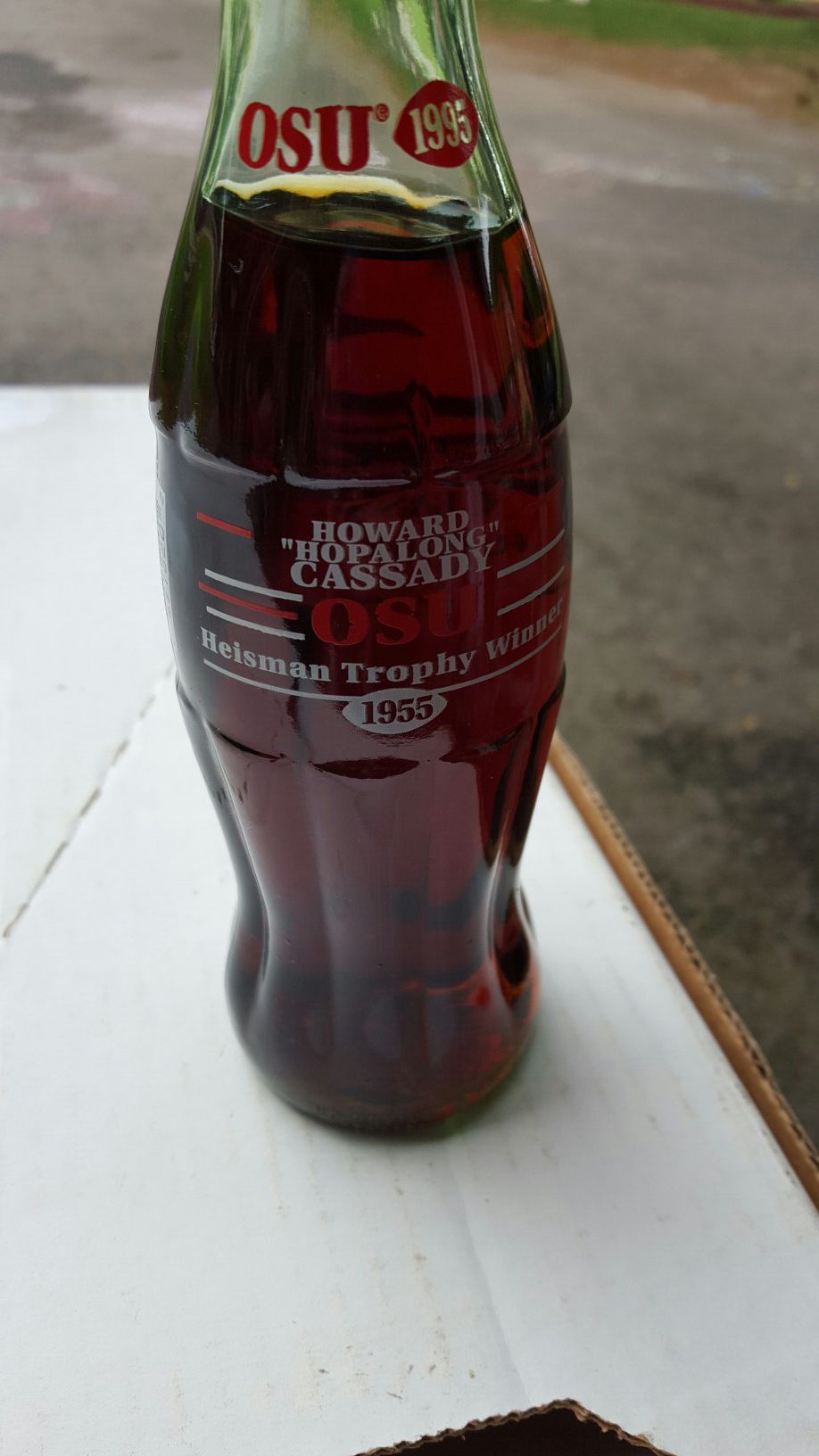 Heisman Winners coke bottles