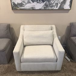 Arhaus Ashby Swivel Chair – Like New (Paid $3,600)