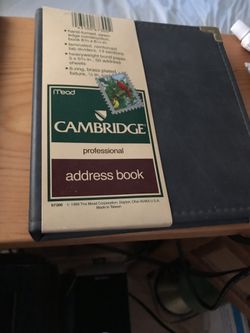 Address, phone etc. Book