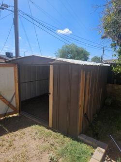 Shed 8x10  with barn door