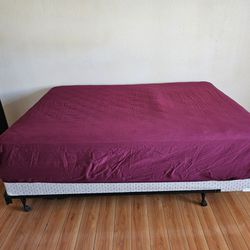 Bed set (mattress + bed box + bed frame) size: Full