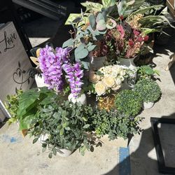 Multiple Artificial Plants 