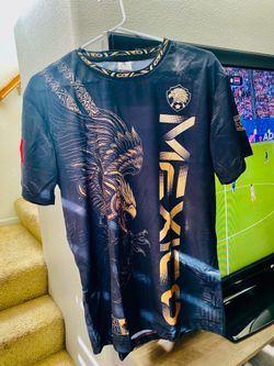 I have large and extra large. Mexican jersey I have large and extra large.