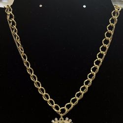 Trendy Double Chain Pendant 
