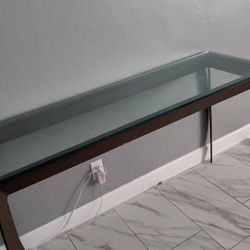 Glass Entry Table 