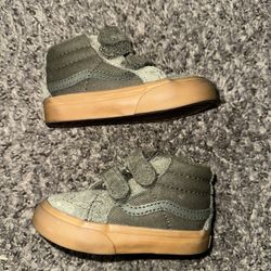 Green Vans Toddler 4.5