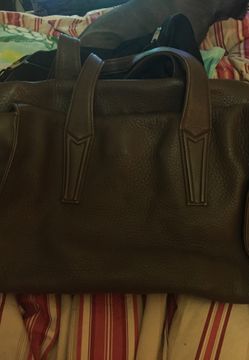 Max Mara brown leather purse