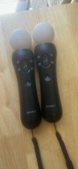 Sony PlayStation Move Motion Controllers PS3 PS4 VR Tested Pair