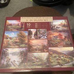 10 Jigsaw Puzzles Set