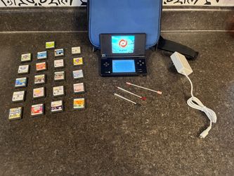Nintendo DS Bundle + 20 Games, Charger, Case & Styluses – Ready to Play!