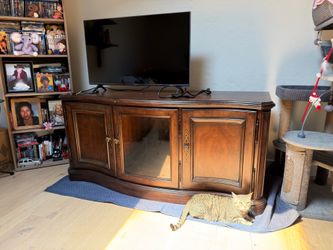 Solid Wood Thomasville TV Stand w/ Built-In Power - $300 OBO