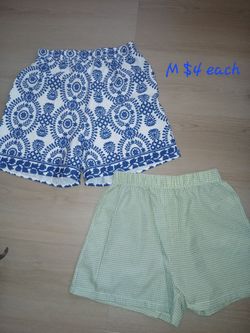 Size Medium womens shorts $4 Each