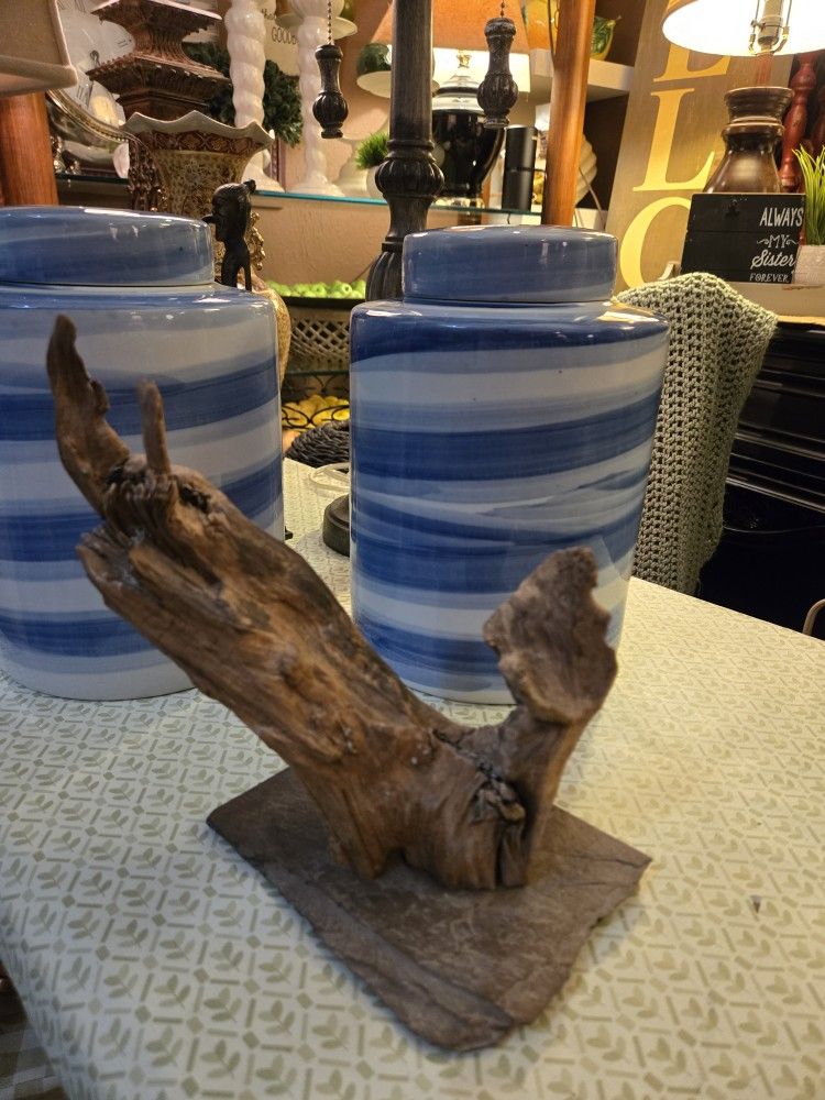 Driftwood, Weighted Art On Base