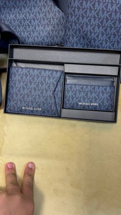 MICHAEL KORS MENS Cooper Logo Wallet And Cardholder Set