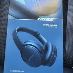 Blue Bose Noise Canceling Headphones 