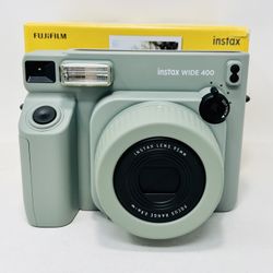 Fujifilm Instax Wide 400 Instant Film Camera, Automatic Exposure, Sage Green