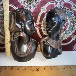 African Carved Wood Sculptures 
