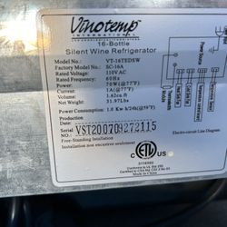 wine bottles  thermoelectric cooler 