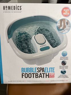 HoMedics Bubble Spa Elite Footbath with Heat Boost