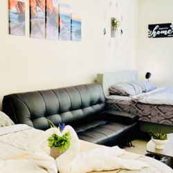 Beautiful Black Couch