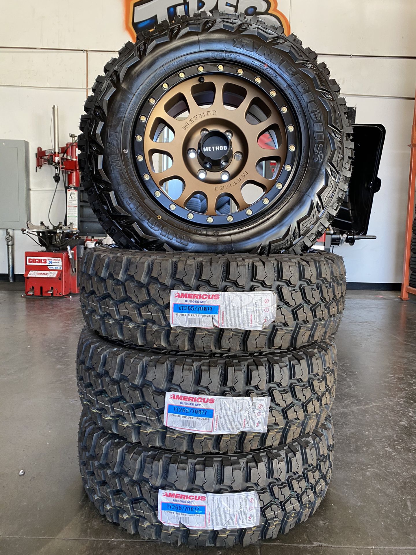 New Method 305 NV Bronze Wheels and New Mud-Terrain Tires!