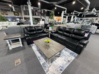 2 PC RECLINER SOFA AND LOVESEAT