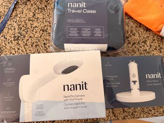 Nanit Pro Camera with Wall Mount and Travel Case