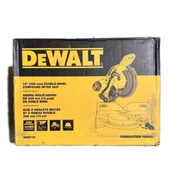 DEWALT DWS716 15-Amp 12" Corded Double-Bevel Compound Miter Saw
