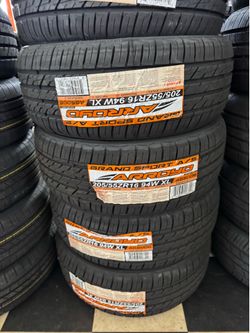 ✅📲205/55/16 vendo set de llantas nuevas arroyo