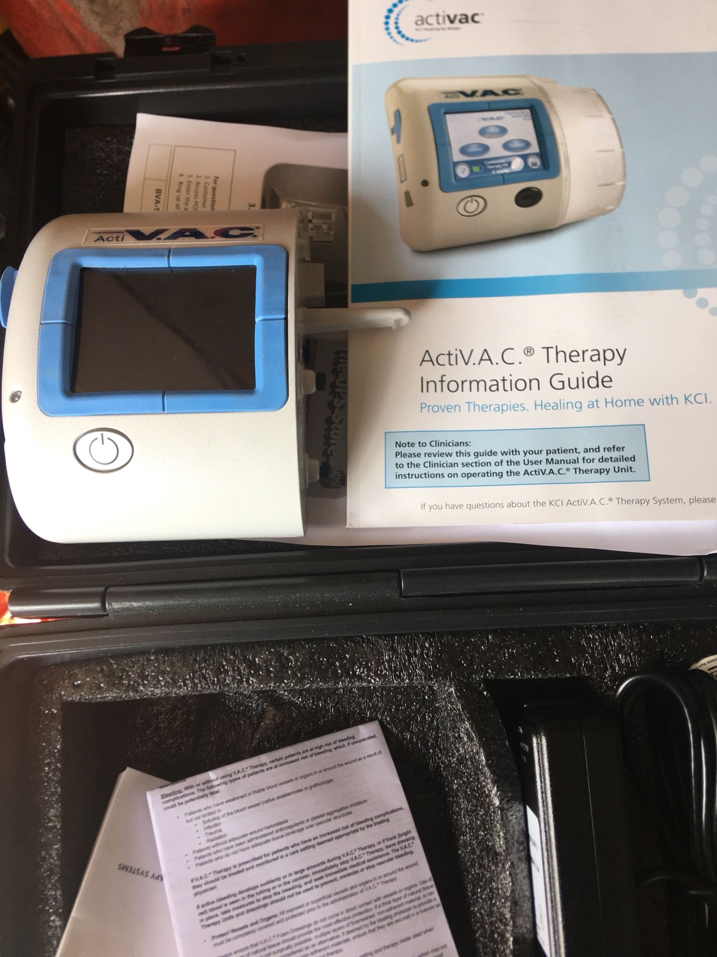 Activ A C therapy/ wound vac foam / wound vac canister