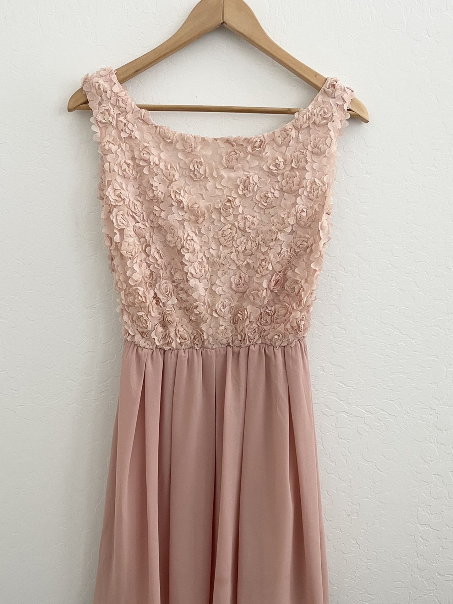 Muted Pink Bridesmaid Dress - Size Small